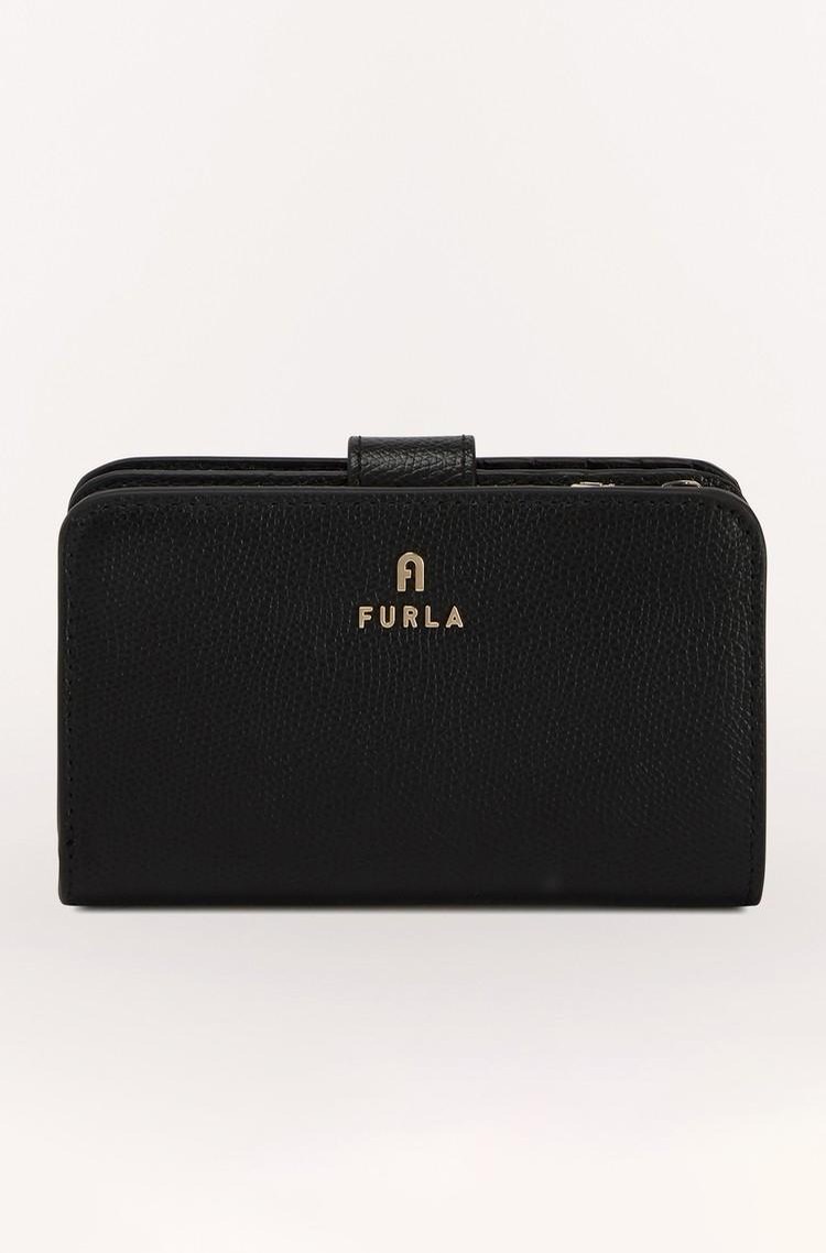 FURLA Kompaktna denarnica Črna - Black 