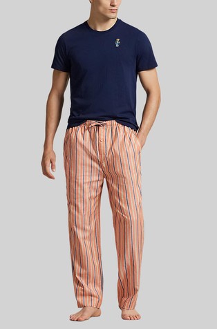 Polo Bear bombažna pižama s kratkimi rokavi