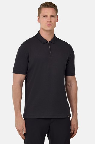 S.Cafè® High-Performance Piqué Polo Shirt