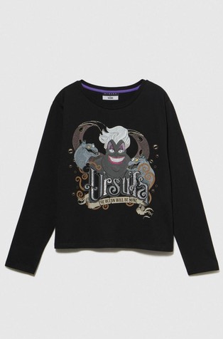 Majica z Disney potiskom in bleščicami