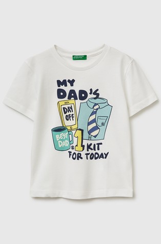 Majica s kratkimi rokavi in potiskom