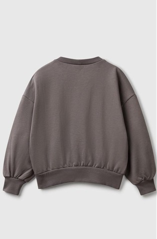 BENETTON Oversized fit "The Rolling Stones" sweatshirt Gray 2