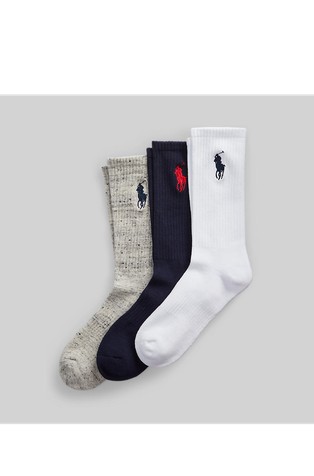 Big Pony Crew Sock 3-pack