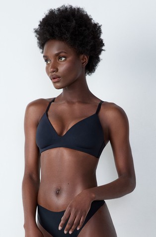 Pure Fit® triangel modrček brez opore iz mikrofibre