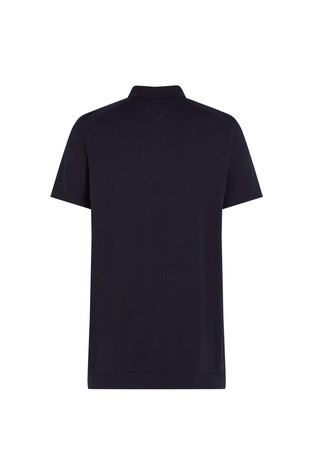 TOMMY HILFIGER Regular fit pletena polo majica Modra - Dark Blue 7