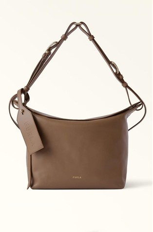 Usnjena hobo torbica