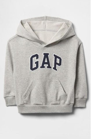 Gap logo pulover s kapuco za malčke