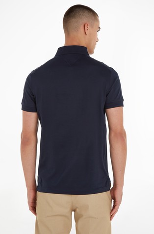 TOMMY HILFIGER Slim fit polo majica iz merceriziranega bombaža Modra - Dark Blue 2