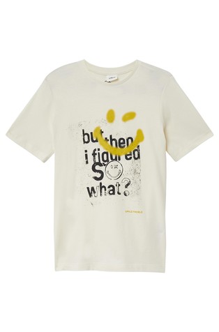 Smiley® bombažna majica s kratkimi rokavi