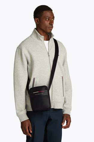 TOMMY HILFIGER Logo torba za čez ramo Črna - Black 5