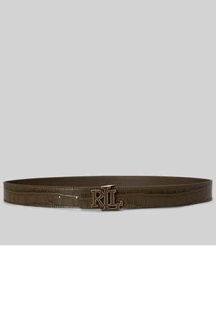 Logo Reversible Leather Belt
