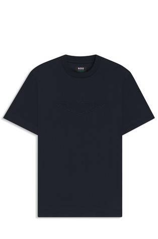 BOSS x Aston Martin majica s kratkimi rokavi iz merceriziranega bombaža