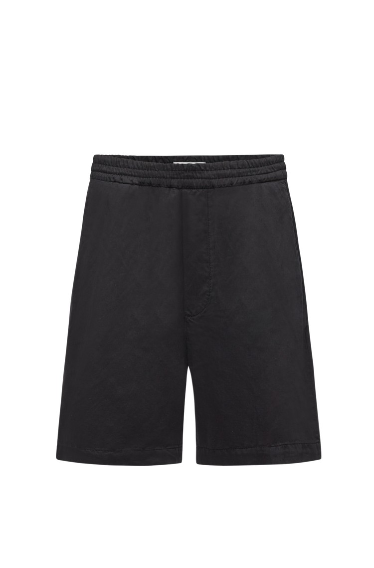 DRYKORN Kratke hlače iz liocelne mešanice Črna - Black 