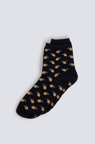 Long lemon socks