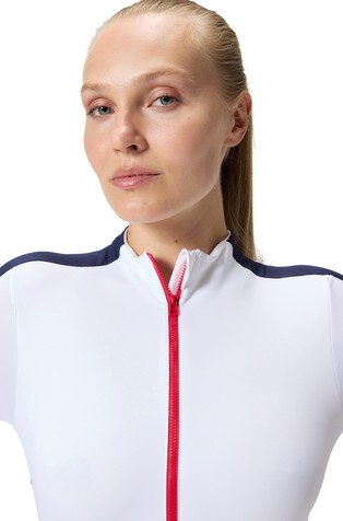 SPEEDO Jetstream Long Sleeve One Piece White 4