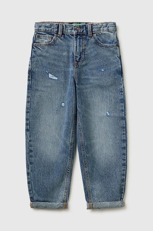 Balloon fit jeans hlače z raztrganinami