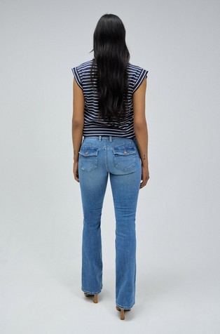 SALSA JEANS Wonder Push Up jeans hlače Modra - Blue 3