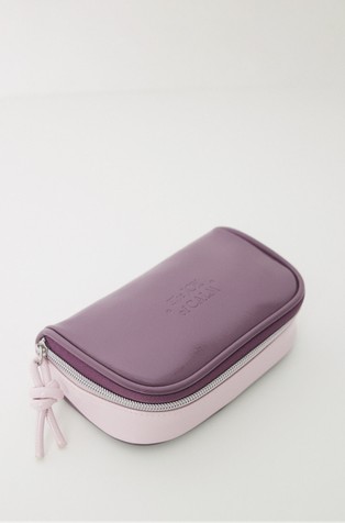 WOMEN'SECRET Small vanity case in patent faux-leather Pink / Purple 3