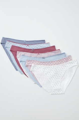 7-pack of classic panties in stretch cotton