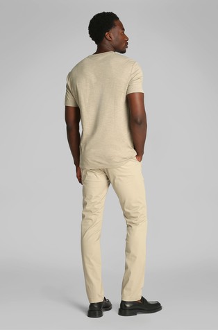CALVIN KLEIN Cotton Linen T-shirt Beige 2