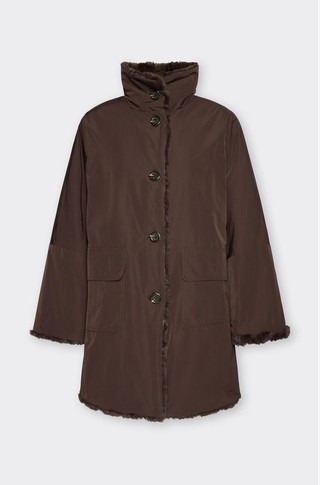 Reversible Jacket with high collar