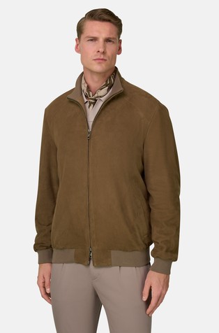 Jacket in Suede Leather