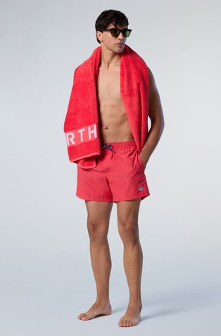 NORTH SAILS Swim shorts with logo patch Geranium 5