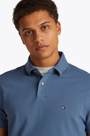 TOMMY HILFIGER 1985 regular fit polo majica Modra - Blue Colour 4