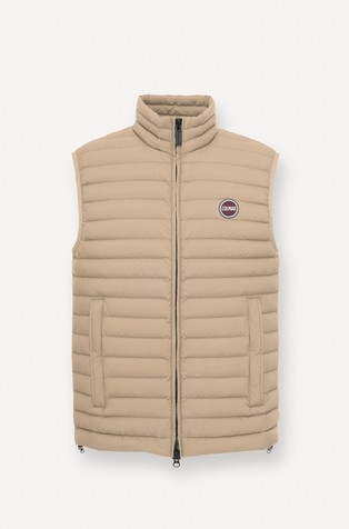 Prešit vodoodbojen brezrokavnik polnjen s puhom