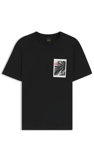 Cotton T-shirt with graphic print