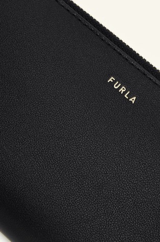 FURLA Večja kompaktna denarnica Črna - Black 4