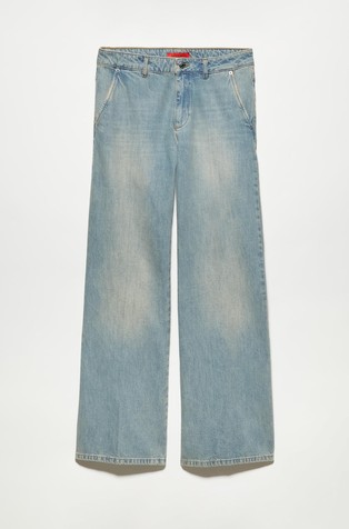 Re-Edit straight loose jeans with matching shopper