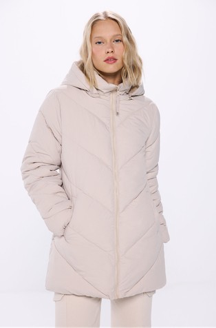 Vodoodbojna bunda s kapuco in Sorona Aura polnilom