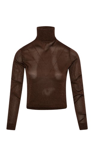 Slim fit puli z lureks vlakni