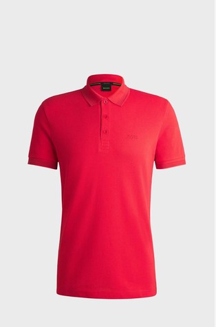 Cotton polo shirt with contrast details