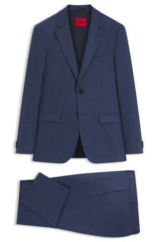 Extra-slim fit obleka iz mešanice z volno