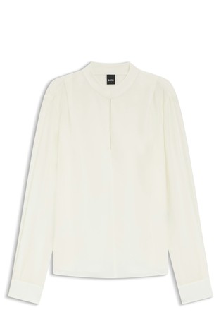Relaxed fit svilena srajca