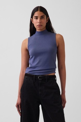 Modern Mockneck Tank Top