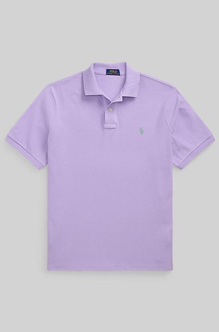 RALPH LAUREN Custom slim fit polo majica Škrlatna - Light Lilac 4
