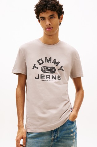 Majica s kratkimi rokavi iz jerseya s potiskom