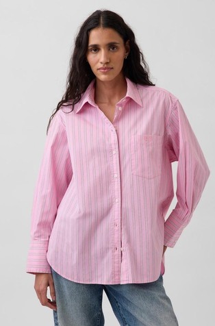 Organic Cotton Poplin Big Shirt