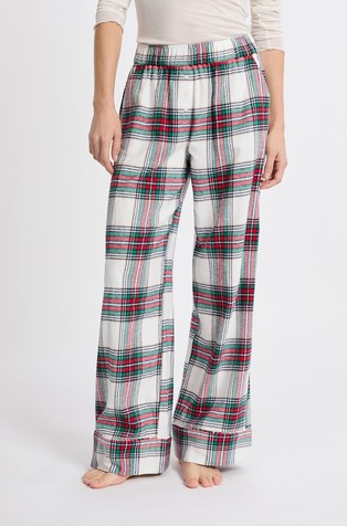 Pelina Checkered Cotton Pyjama Trousers