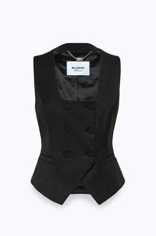 Telovnik z dvorednim zapenjanjem