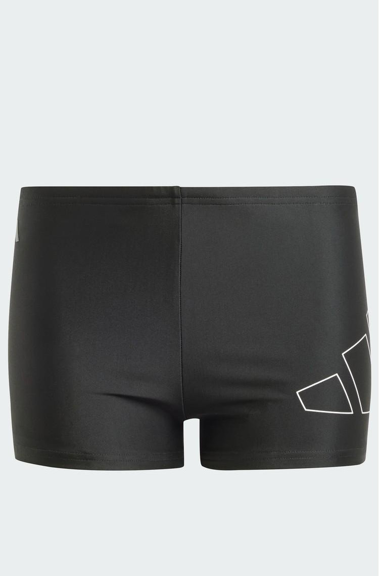 ADIDAS Performance Big Bars Swim Boxers Kids Black / White 