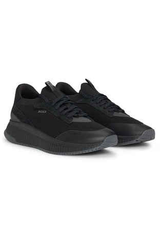 Trainers with knitted uppers