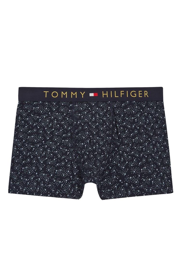 TOMMY HILFIGER TH Original darilni paket boksaric in para nogavic Modra - Dark Blue 