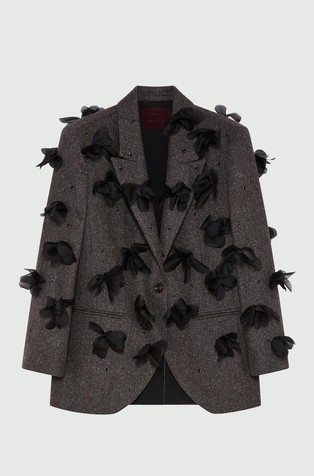 Stella Maxwell x Marella suknjič s cvetličnimi aplikacijami