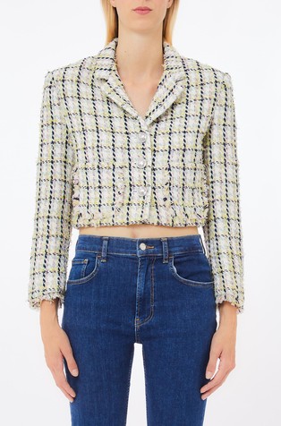 Bouclé short jacket