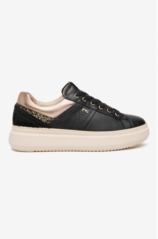 Leather and Synthetic Sneakers