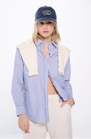 Oversized cotton shirt